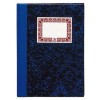 Cuaderno cartoné Dohe rayado horizontal 100h cuarto natural azul