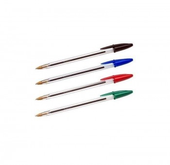 Bolígrafo Bic Cristal trazo medio colores