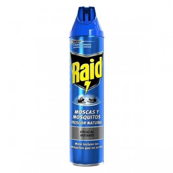 Insecticida Raid spray moscas y mosquitos 600 ml