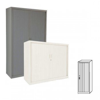 Armario de persiana puertas verticales 60x181x45cm estantes no incluidos