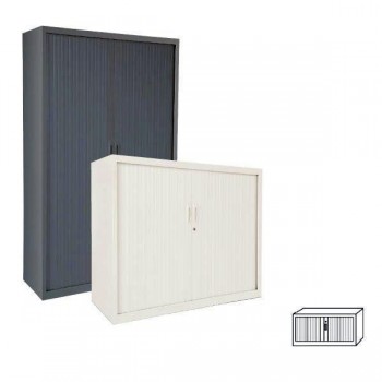 Armario de persiana puertas verticales 120x70x45cm estantes no incluidos