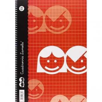 Cuaderno Lamela tapa cartón 40h 70g cuadrovía colores surtidos