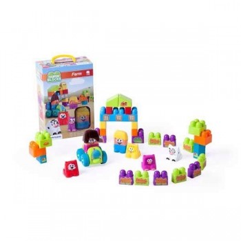 Juego animales de la granja Miniland Super Blocks