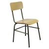 Silla escolar estándar estructura verde 45x38x67cm altura asiento 39cm verde ministerio
