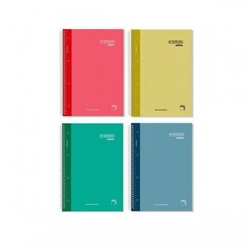 Cuaderno Microperforado Pacsa Premium Extra - Espiral - Cartón - A4 - 5x5 - 120 hojas - 90 g - Color