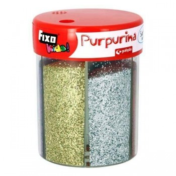 Purpurina surtida Fixo Kids - 80 g - Colores surtidos