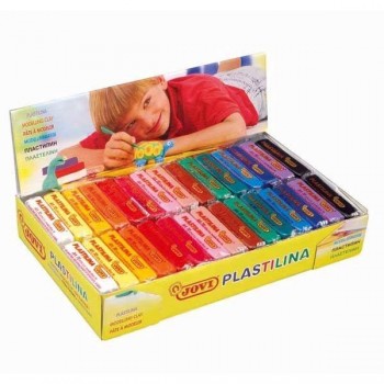 Plastilina Jovi - 50 g - Colores surtidos - Caja 30 ud