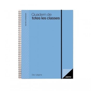 Cuaderno Additio catalán semana vista plan del curso evaluación y programación semanal con 4 fundas 