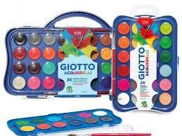 Acuarelas Giotto Mini - 23 mm - Colores surtidos - Incluye pincel