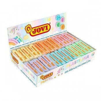 Plastilina Jovi - 50 g - Colores pastel surtidos - Caja 30 ud