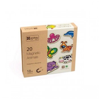 Conjunto 20 animales magnéticos Andreutoys