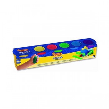 Plastilina Jovi Soft Blandiver - 110 g - Colores surtidos - Caja 5 botes