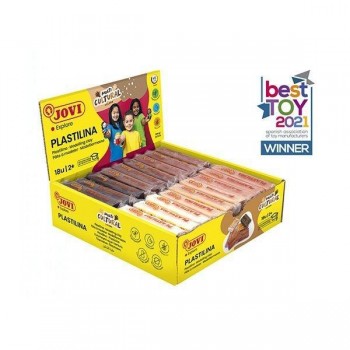 Plastilina Jovi Multicultural - 50 g - Colores surtidos - Caja 18 ud