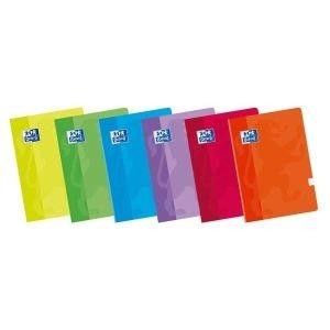 Libreta Oxford - Grapada - Tapa blanda plastificada - 48 hojas - 90 g - Colores surtidos