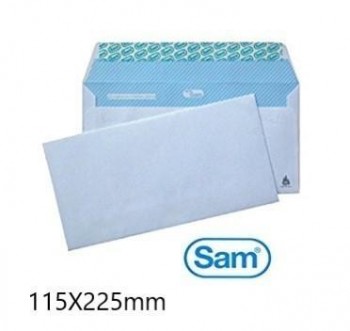 Sobres americano Sam 90g 115x225mm en caja de 500