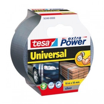 Cinta americana Tesa extra Power Universal 10mx50mm plata