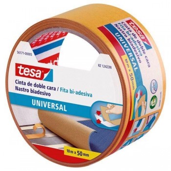 Cinta doble cara Tesa universal 10mx50mm beige