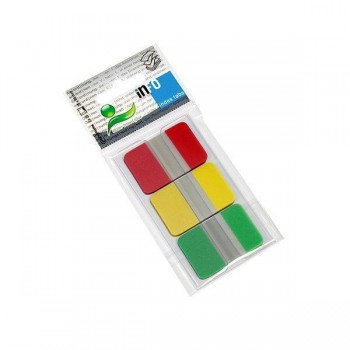 Banderitas adhesivas Info Index - 25 x 38 mm - Colores surtidos - Pack 3 x 25