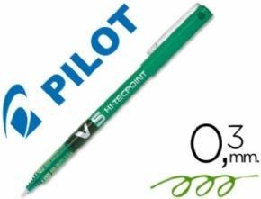 Rotulador Pilot V5 punta aguja trazo 0,3mm