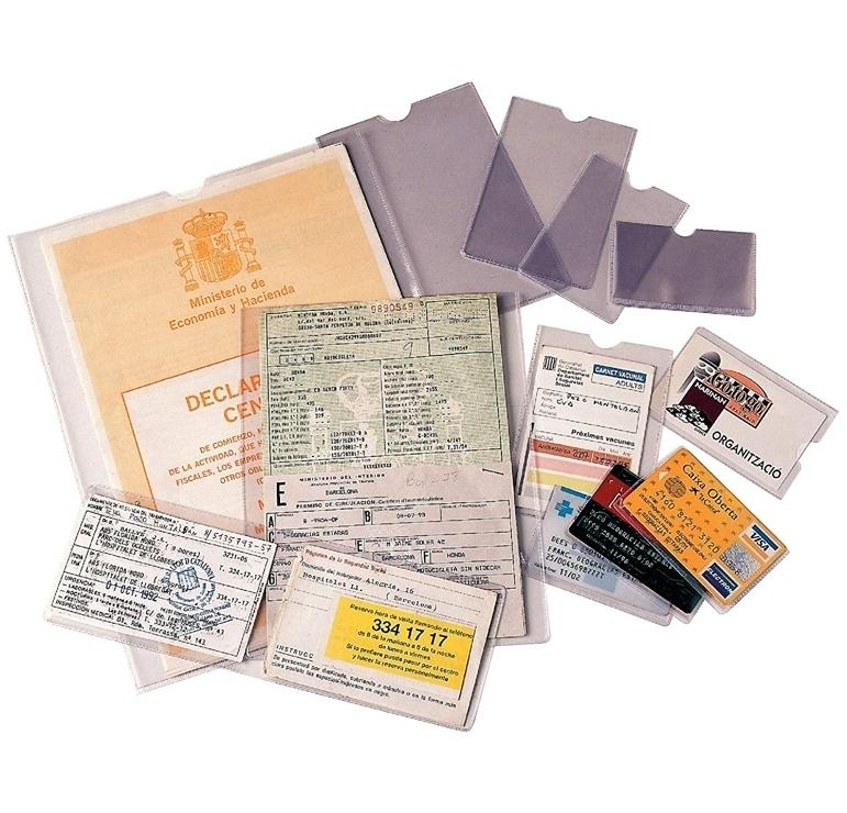 ESSELTE Funda portacarnet PVC 67x98mm