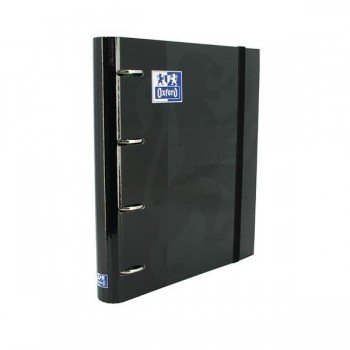 Carpeta Oxford EuropeanBinder 4 anillas con gomas y recambio A4+