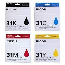 RICOH Cartucho inkjet TYPE GC31* colores oiginal para GX3300N