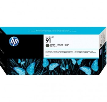 HP Cartucho inkjet C9464A Nº91 (750ml) original NEGRO MATE