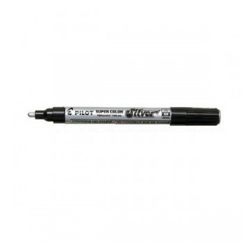 Marcador permanente Pilot Super Color - Trazo 2 mm - Color plata