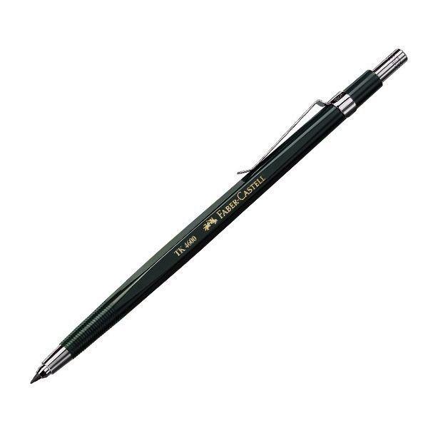 Portaminas Faber-Castell TK 4600 - Mina 2 mm - Color verde oscuro