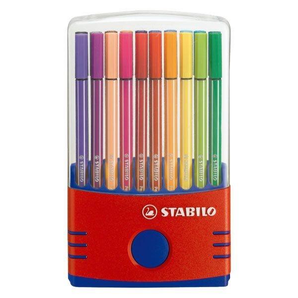 Rotulador Stabilo Pen 68 - Punta 1 mm - Colores surtidos - Estuche ColorParade clásicos 20 ud
