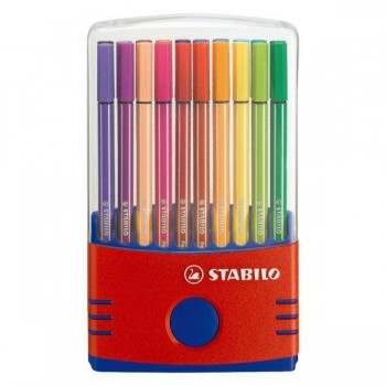 Rotulador Stabilo Pen 68 - Punta 1 mm - Colores surtidos - Estuche ColorParade clásicos 20 ud