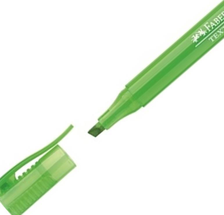 Marcador fluorescente Faber-Castell Textliner 38 - Punta biselada - Trazo 2 mm y 5 mm