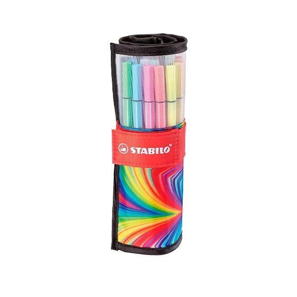 Rotulador Stabilo Pen 68 ARTY Edition - Punta cónica- Trazo 1 mm - Colores surtidos - Estuche 25 ud