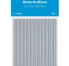 PRYSE Barra de cola para barras de cola 11,2x200mm (silicona) 12uds