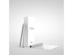 PRYSE Rollo de papel celofan decorado 0,80x50mts pp. trasp. pto. ROSA