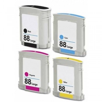 HP Cartucho ink-jet C93**A nº88/XL original colores