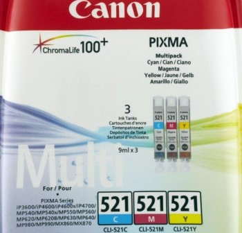 CANON Cartuchos Ink-Jet 2934B010 cyan, magenta y amarillo