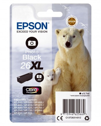 EPSON Cartucho Ink-jet T263* nº26XL original colores