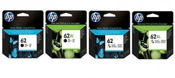 HP Cartucho ink-jet C2P0*AE nº62/XL original