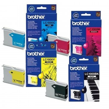 BROTHER Cartucho inkjet LC1000 colores