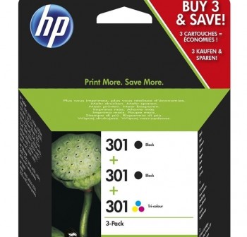 HP Cartucho Ink-Jet HP E5Y87EE Pack 2 negros /1 tricolor