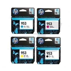 HP Cartucho ink-jet F6U1*AE nº953/XL original colores