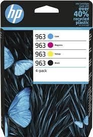 HP 963 4-pack Black/Cyan/Magenta/Yellow Original Ink Cartridges