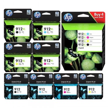 HP Cartucho ink-jet 3YL**AE nº912/XL original colores