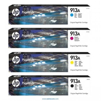 HP Cartucho ink-jet F6T7*AE nº913A original colores