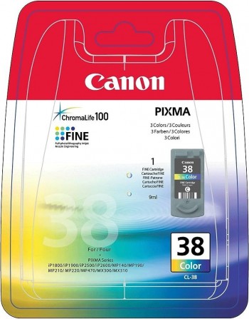 CANON Cartucho ink-jet CL38 color original (205pag)