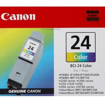 CANON Cartucho Ink-jet tricolor BCI-24CL cyan, magenta y amarillo