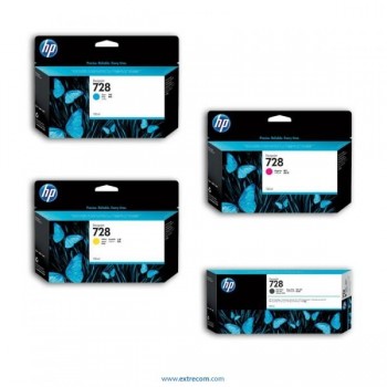HP Cartucho ink-jet F9J6*A nº728 original colores
