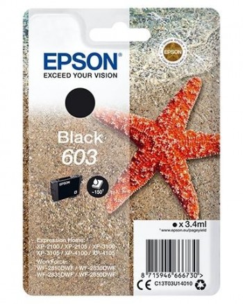 EPSON Cartucho inkjet T03U140 original NEGRO Nº603