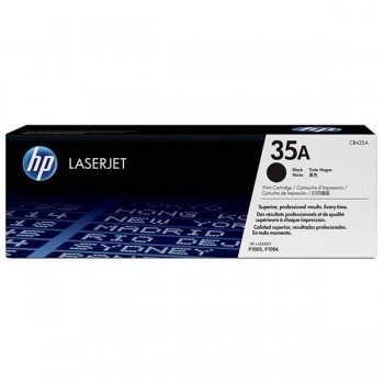 Tóner láser HP Nº35A CB435A Negro